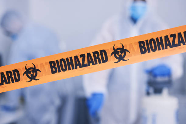 Professional Blood Cleanup technician working in Escalon, CA